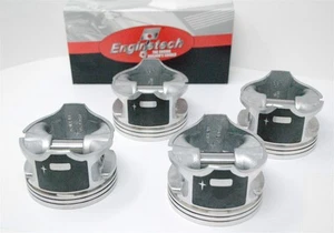 Fits 2001-2009 Mazda B2300 Tribute 2.3L L4 16V MZR -(4) DISH TOP PISTONS & RINGS - Bild 1 von 3