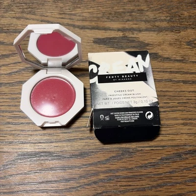 NEW FENTY BEAUTY CHEEKS OUT FREESTYLE CREAM BLUSH .10 OZ SUMMERTIME WINE #08 - Image 1 of 3