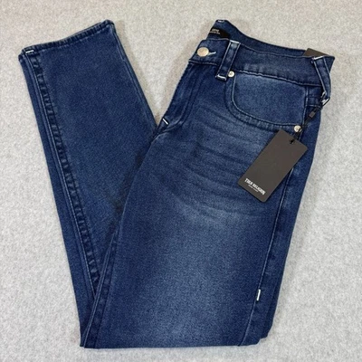 Pantalones de mezclilla True Religion Geno Big T con solapa relajados ajustados para hombre talla 32x32 700604 Foto 1 de 4