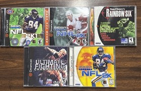 Sega Dreamcast Vintage Game Lot CIB 5 Total Games  Tested Works Auth