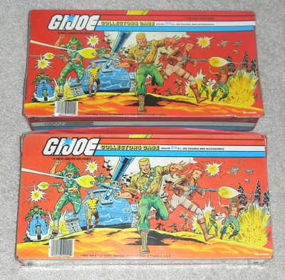 1984 Collectors Case 24 Figure Display G.I. GI Joe Cobra 3.75 ARAH with Trays - Image 1 of 4
