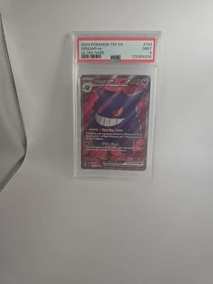 Gengar ex 193/162 SV05: Temporal Forces Holo PSA 9 GRADED SLAB  - Image 1 of 2