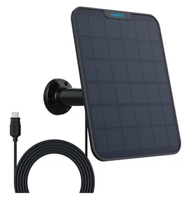 Reolink 6W Solar Panel for Wireless Battery Camera Outdoor, Waterproof, Black - Picture 1 of 10