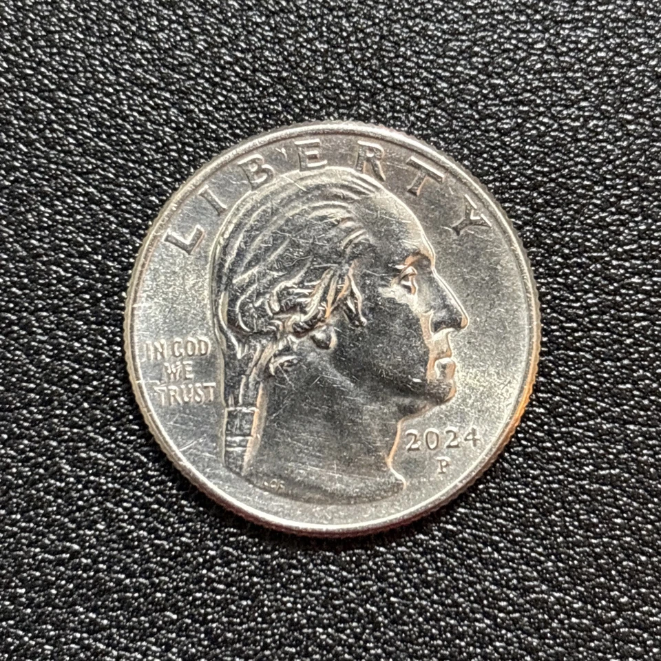 2024-P Pauli Murray Quarter Error – “IN COD WE TRUST” –Rare Mint Die Chip - Image 1 of 4