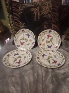 Vintage I. Godinger & CO butterfly plate set of 4 - Picture 1 of 8