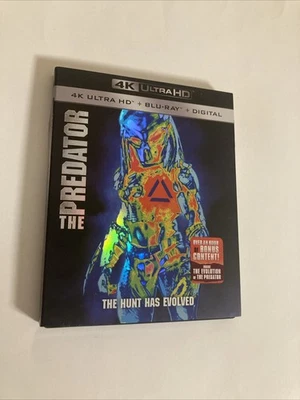 The Predator 4K Ultra HD Blu-Ray 2-Disc Set Boyd Holbrook 2018 Movie - Image 1 of 4