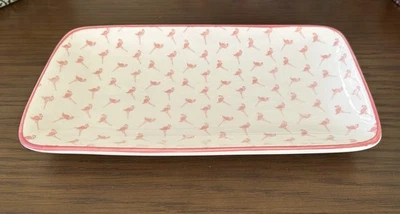 Sophie Allport ~ Flamingos ~ Porcelain Rectangular Dish/Plate ~ New! 🦩🦩🦩 - Image 1 of 2