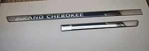 2011-2014 Jeep Grand Cherokee Driver Door Trim Molding Chrome Exterior Pair OEM  - Bild 1 von 8