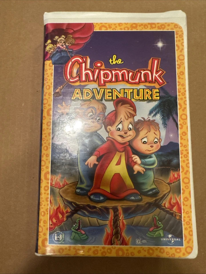 The Chipmunk Adventure VHS Clamshell Alvin & The Chipmunks and Chipettes Rare - Image 1 of 1