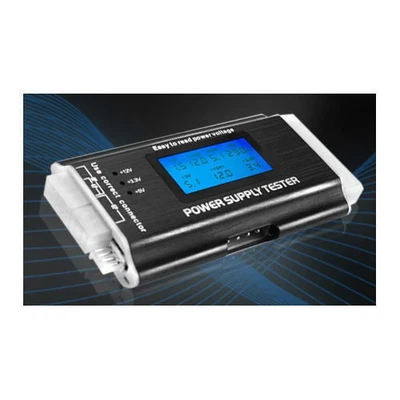 Athena Power Digital LED Display Computer Power Supply Tester 24-pin 8-Pin SATA - Image 1 of 3