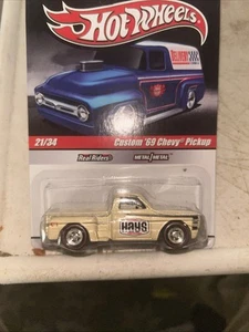 Hot Wheels Real Riders 69 Custom Chevy pick up HAYS metal metal series #21 - Picture 1 of 4