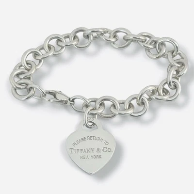 AUTHENTIC  Tiffany & Co Return To Tiffany Heart Tag Bracelet – 19.5 CM - image 1 of 4