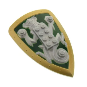 1x Lego Large Figure Schild Knights' Kingdom Affe grün Castle Rascus 8793 50656p - Picture 1 of 1