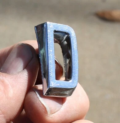 1961 Lancer 1962 880 DODGE Chrome Letter "D" Emblem OEM MOPAR - Image 1 of 4