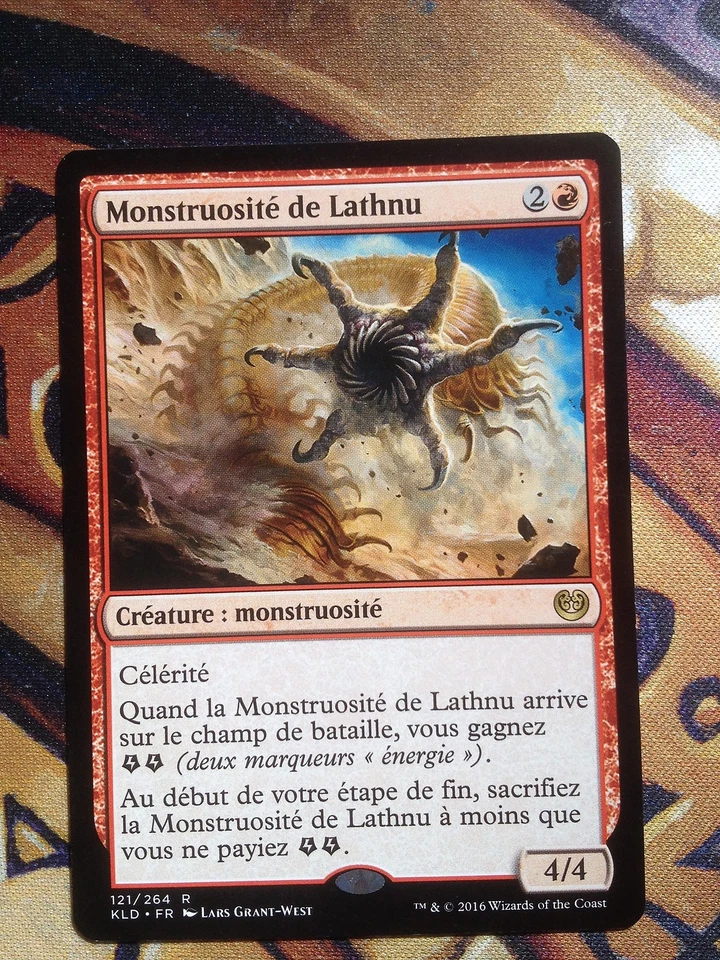 Monstruosité Of Lathnu French Version - MTG Magic (NM) - Image 1 of 1