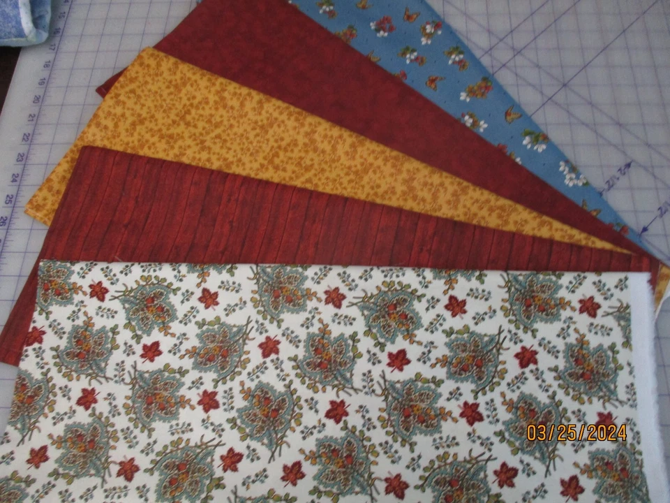 Impresionante kit de edredón de 5 yardas Ophelia por QT Fabrics tela y patt Foto 1 de 3