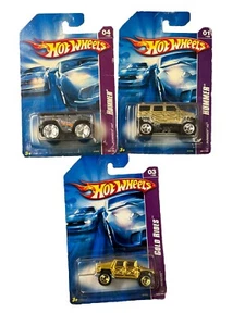 2006 Hotwheels Humvee Hummer H2 Gold Rules Lot Of 3 New - Picture 1 of 2