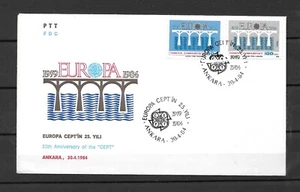 Turkey 1984 Europa CEPT Super Condition FDC - Picture 1 of 2