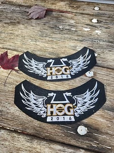 Harley Owners Group 2016 Rocker Patches - Picture 1 of 2