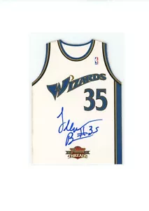 2010 Panini Threads Trevor Booker #37 Mini Jersey Card Die Cut Auto 98/99 READ - Picture 1 of 2
