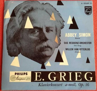 E. Grieg / Klavierkonzert a-moll Op. 16 / Abbey Simon / Otterloo 10" EP Vinyl - Bild 1 von 2