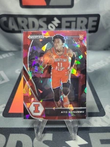 2021 Panini Prizm Draft Picks AYO DOSUNMU Red Cracked Ice Rookie RC #20 - Picture 1 of 2