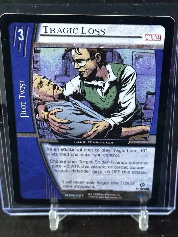 2004 1st Edition VS Systems Tragic Loss MSM-067 Marvel - Image 1 of 1