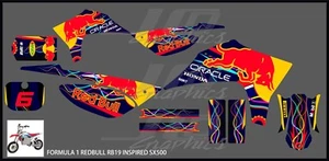 Razor SX500 graphics kit decals THICK AND HIGH GLOSS  - Picture 1 of 4