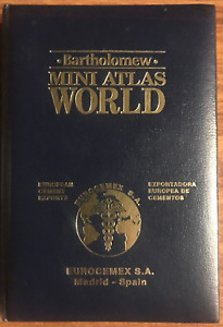 Bartholomew - Mini Atlas World, Hardcover 1993
