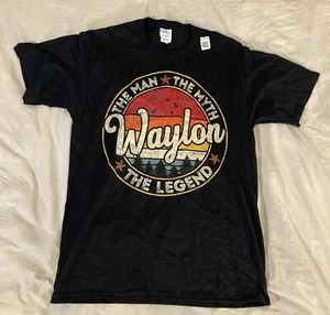 Waylon The Man, The Myth, The Legend MEDIUM Black T-Shirt - Picture 1 of 11