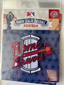 Rome Braves Primary Patch MINOR LEAGUE BASEBALL MiLB OFFIZIELL LIZENZIERT LIMITIERT - Bild 1 von 1