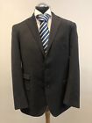 T.M.Lewin Suit Jacket/Blazer Grey Check Pure Wool 44R Bnwot