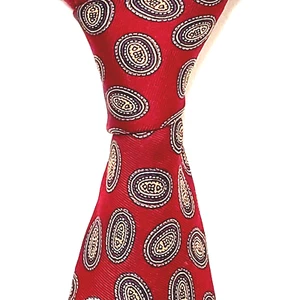 Cravatta vintage Nordstrom Robert Talbott in seta segata a mano made USA 59x4" - Foto 1 di 6