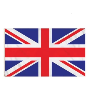 Large Union Jack Flag 5 x 3FT Great Britain Fabric Polyester British GB Sport - Picture 1 of 1
