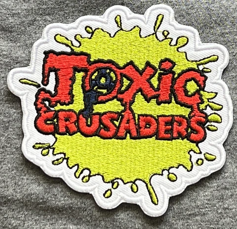 TOXIC CRUSADERS embroidered figure toy patch Avenger Toxie cartoon action TMNT Cover