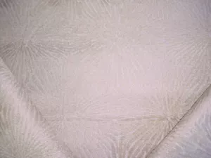 Weitzner T1032 Iliad Taupe Sandstone Geometric Floral Velvet Upholstery Fabric - Picture 1 of 3