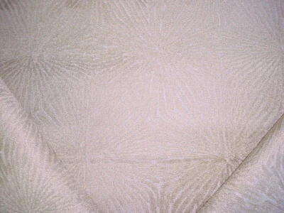 Weitzner T1032 Iliad Taupe Sandstone Geometric Floral Velvet Upholstery Fabric - Image 1 of 3