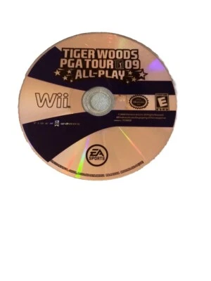 Nintendo Wii Tiger Woods Pga Tour 09 All Play Golf Video Game Disc Only - Image 1 of 4