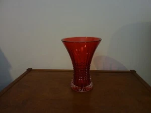 Waterford Kristall Lismore Diamant Rot Vase - Bild 1 von 6