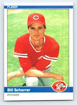 1984 Fleer - #482 Bill Scherrer (RC) - Image 1 of 2