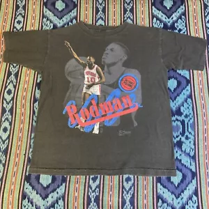 Camiseta Dennis Rodman Detroit Pistons Bad Boys Salem Vintage Grande Puntada Única - Imagen 1 de 11