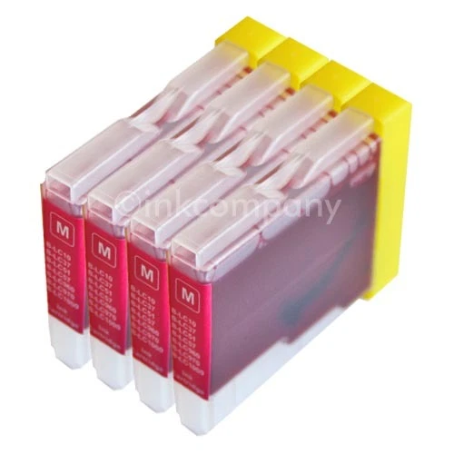 4 Patronen M kompatibel zu Brother LC970 DCP135C MFC240C DCP130C DCP150C MFC235C - Bild 1 von 1