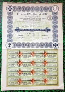 Paris XV ème 28 Rue Cambronne - Superbe Décor Pâtes Alimentaires LA CROIX - 1924 - Picture 1 of 1