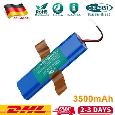 CREABEST 3500mAh 14.4V Li-ion Akku Für ILIFE V3s Pro V50 V5s Pro Medion MD18500 Zaco V3