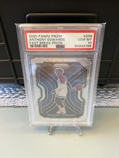 Anthony Edwards 2020-21 Panini Prizm Fast Break Prizm Rookie Card PSA 10