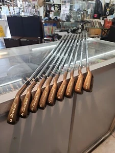 SCARCE Cleveland TC-15 Beryllium Copper Blade Iron Set 3-PW+SW RH Set Pro Owned! - Picture 1 of 23