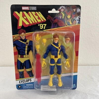 Figura de acción retro Marvel Legends 6" X-Men '97 Wave 2 Cyclops en stock Hasbro Foto 1 de 4