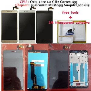Original LCD Display Digitizer Touch Screen Frame for Xiaomi Redmi Note 4X 5.5" - Zdjęcie 1 z 11