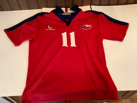 Chile Soccer Jersey 2006 World Cup Germany Med Montenaro futbol Shirt Team Cover