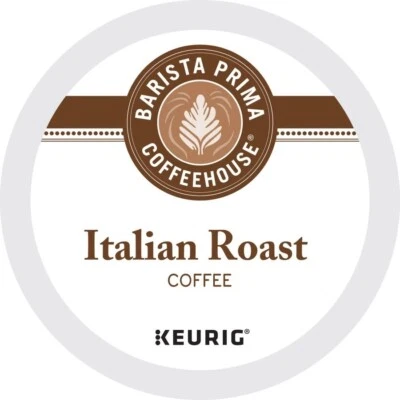 Barista Prima Coffee house Italian Roast K Cups 96 Pods - Bulk Stock
